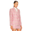 Preppy style Checkered pattern Fashionable Charming Lovely Cute Exquisite Woman's Blazer