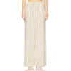 Luxurious Wide leg trousers High end Elegant Exquisite Stripe High quality Woman's Pants