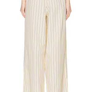 Luxurious Wide leg trousers High end Elegant Exquisite Stripe High quality Woman's Pants