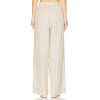 Luxurious Wide leg trousers High end Elegant Exquisite Stripe High quality Woman's Pants