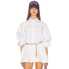Casual Chic Lace trims Oversized classic collar Relaxed Comfortable Woman's Blouses