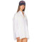 Casual Chic Lace trims Oversized classic collar Relaxed Comfortable Woman's Blouses