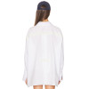 Casual Chic Lace trims Oversized classic collar Relaxed Comfortable Woman's Blouses