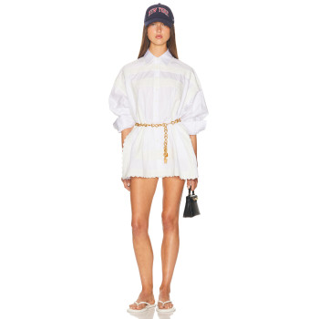 Casual Chic Lace trims Oversized classic collar Relaxed Comfortable Woman's Blouses