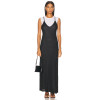 Form fitting Thin spaghetti straps High quality Elegant V neckline Woman's Maxi Dress