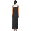 Form fitting Thin spaghetti straps High quality Elegant V neckline Woman's Maxi Dress