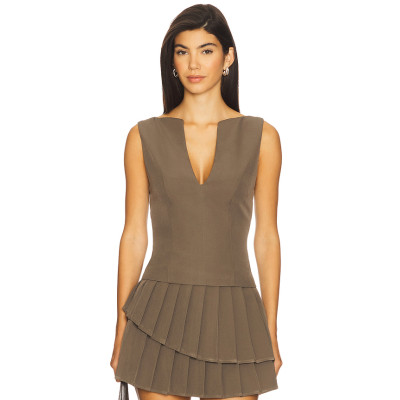 Charming Exquisite Chic Stylish Fashionable Plunging  Hot sale Form fitting High Woman's Mini Dress