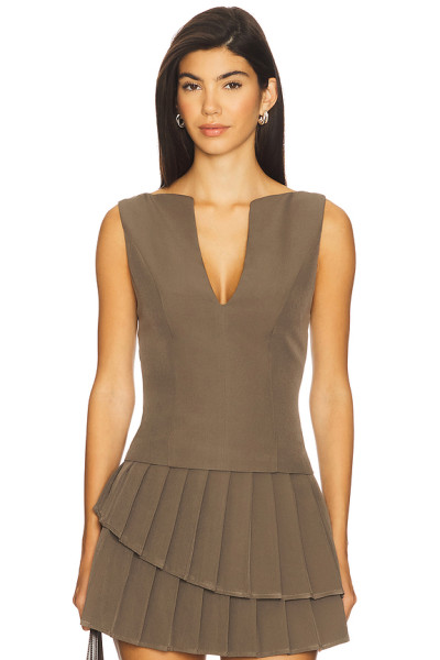 Charming Exquisite Chic Stylish Fashionable Plunging  Hot sale Form fitting High Woman's Mini Dress