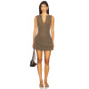 Charming Exquisite Chic Stylish Fashionable Plunging Hot sale Form fitting High Woman's Mini Dress