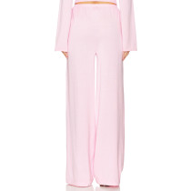 Charming Lovely Cute Wide leg trousers Lightweight Front button trims Woman's Pants