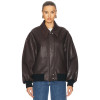 Classic collar Oversized Vintage Casual Leather texture Luxury Finish Woman's Jacket