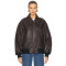 Classic collar Oversized Vintage Casual Leather texture Luxury Finish Woman's Jacket