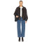 Classic collar Oversized Vintage Casual Leather texture Luxury Finish Woman's Jacket