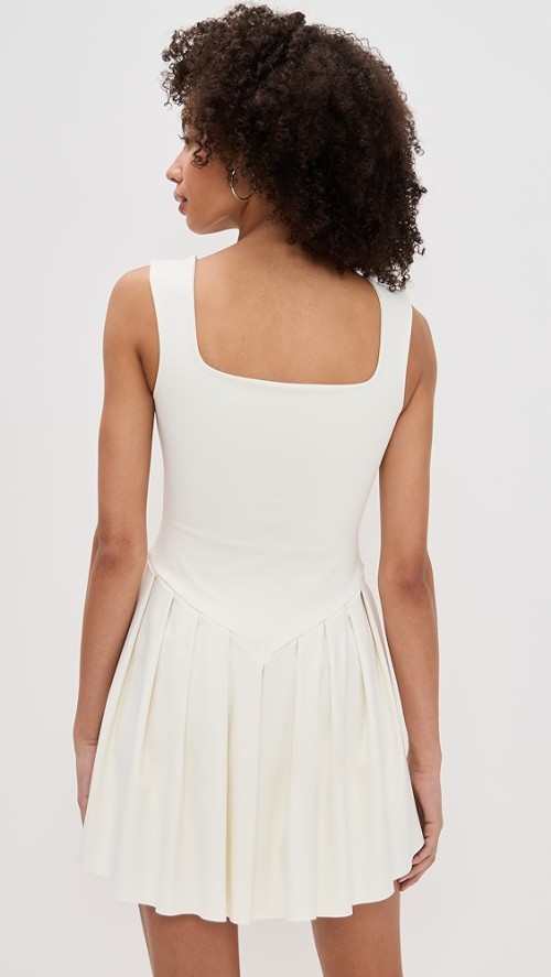 Square neckline Sleeveless Elegance Casual Freedom Exquisite Charming Woman's Mini Dress