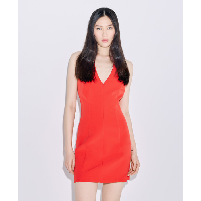 Halter V neckline Low back Sexy Exquisite High quality Hot sale Woman's Mini Dress