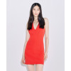 Halter V neckline Low back Sexy Exquisite High quality Hot sale Woman's Mini Dress