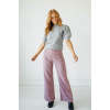 Oversized Gingham detail High quality Elegant Charming High waist Woman's Wide leg Pants