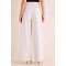 Wide leg Pinstripe Woven Elegant Flowy High waisted Stylish High quality Woman's Pants