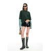 Oversized Drop shoulder Breathable Crew neck Relaxed Long sleeved layered Woman's Fashion Blouses