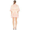 Puff sleeve V neckline Lightweight High quality Hot sale Freedom Relaxed Woman's Shirt Dress