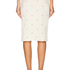 High waisted Polked dot Playful Elegant Charming Lovely Cute Woman's Pencil skirt