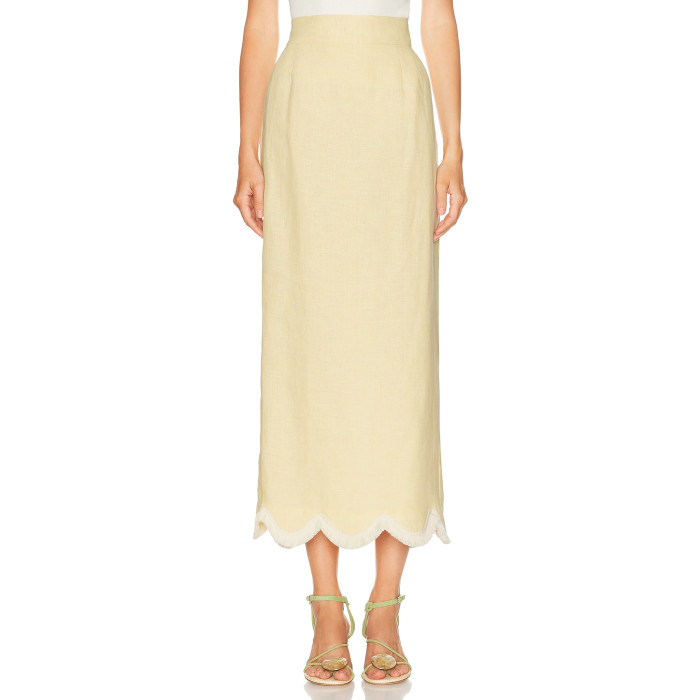 Customized Tassel details High waisted Back vent Elegant Hot sale Woman's Pencil Dress