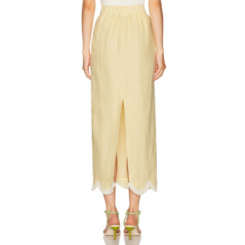 Customized Tassel details High waisted Back vent Elegant Hot sale Woman's Pencil Dress