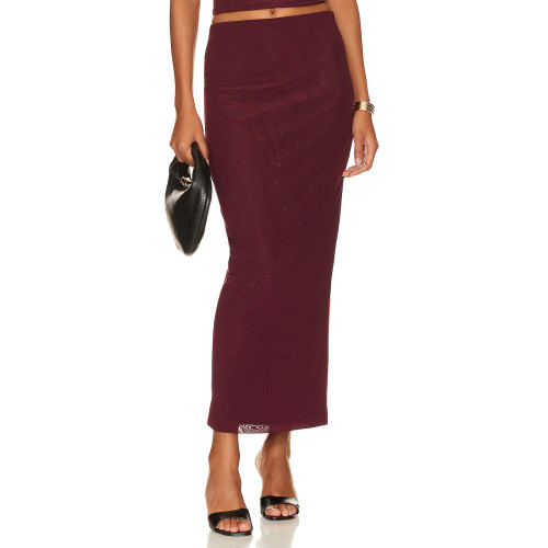 High waisted Elegant Sexy Exquisite Fashionable Transparency Woman's Pencil Dress
