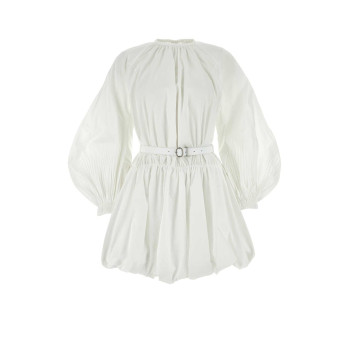 Colourful Puff Sleeveless Princess style Customized Size Belt trims Woman's Fashion garments