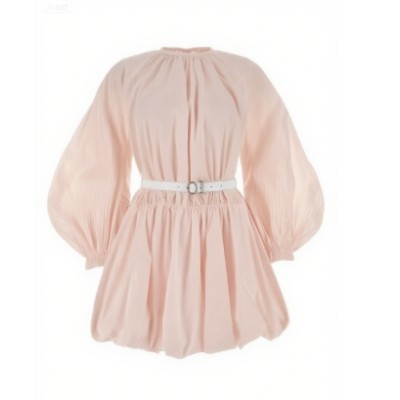 Colourful Puff Sleeveless Princess style Customized Size Belt trims Woman's Fashion garments