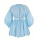 Colourful Puff Sleeveless Princess style Customized Size Belt trims Woman's Fashion garments