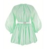 Colourful Puff Sleeveless Princess style Customized Size Belt trims Woman's Fashion garments