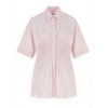Short sleeves Light color China Manufactory Freedom Woman's Fashion garments Blouses