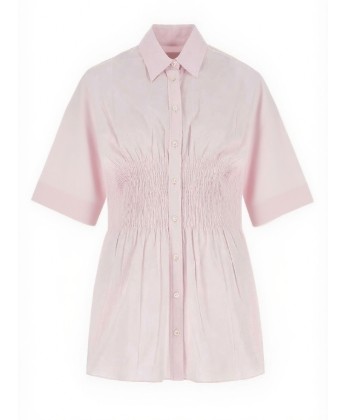 Short sleeves Light color China Manufactory Freedom Woman's Fashion garments Blouses