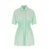 Short sleeves Light color China Manufactory Freedom Woman's Fashion garments Blouses
