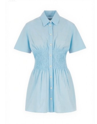 Short sleeves Light color China Manufactory Freedom Woman's Fashion garments Blouses