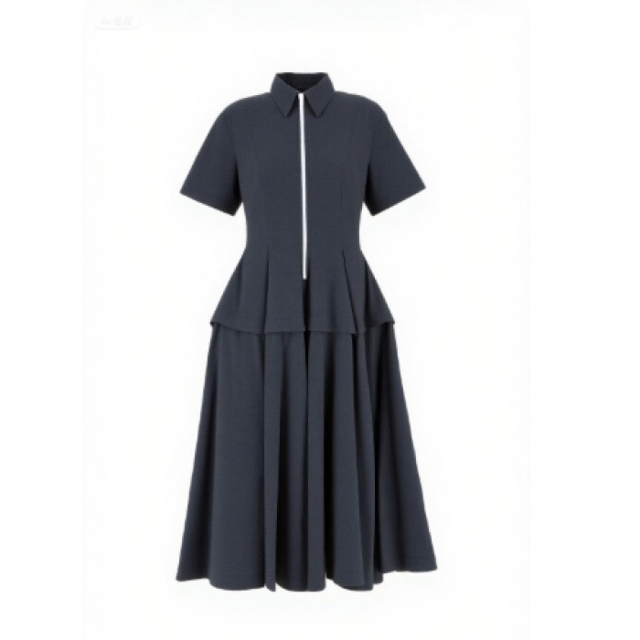 Casual Exquisite Fashionable Comfortable Classical High quality Elegant Woman's Midi Dress