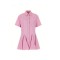 High quality Stripe Elegant Casual Hot sale Leisure Freedom Woman's Mini Shirt Dress