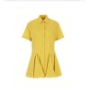 High quality Stripe Elegant Casual Hot sale Leisure Freedom Woman's Mini Shirt Dress