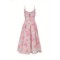Flowy printed Delicate Exquisite Feminine Charming Flowy Camisole Backless Midi Dress