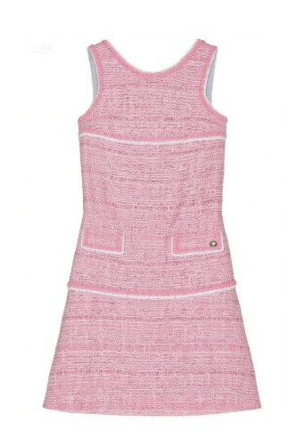 Sweet Lovely Feminine Luxurious Round Neckline Elegant Lovely Woman's Mini Dress