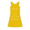 Sweet Lovely Feminine Luxurious Round Neckline Elegant Lovely Woman's Mini Dress
