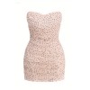 Off shoulder Bodycon Delicate Graceful Elegance Feminine Polka Dot Woman's Mini Dress