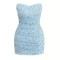Off shoulder Bodycon Delicate Graceful Elegance Feminine Polka Dot Woman's Mini Dress