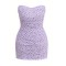 Off shoulder Bodycon Delicate Graceful Elegance Feminine Polka Dot Woman's Mini Dress