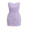 Off shoulder Bodycon Delicate Graceful Elegance Feminine Polka Dot Woman's Mini Dress