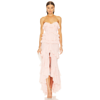Exquisite Off shoulder Sexy Feminine 2025 New fashion High low Woman's Fashion Dress