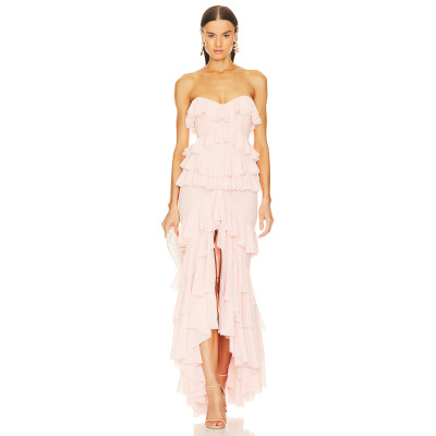 Exquisite Off shoulder Sexy Feminine 2025 New fashion High low Woman's Fashion Dress