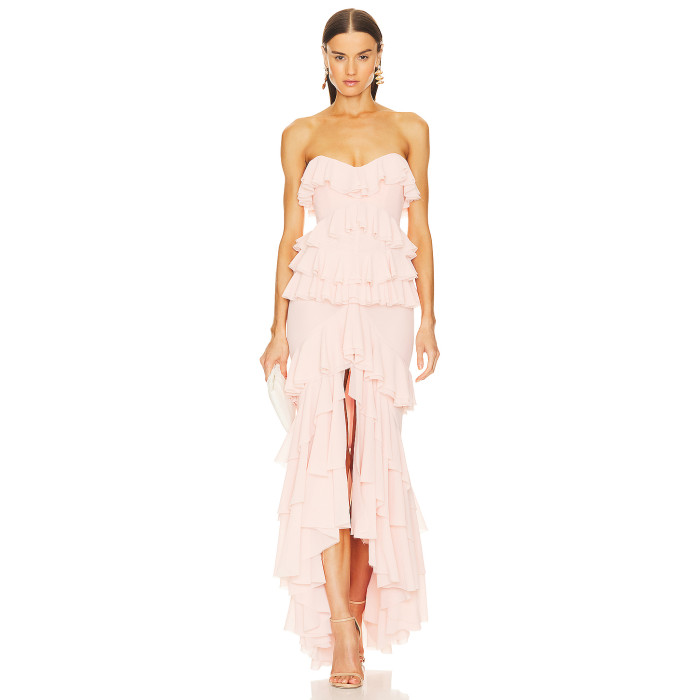 Exquisite Off shoulder Sexy Feminine 2025 New fashion High low Woman's Fashion Dress