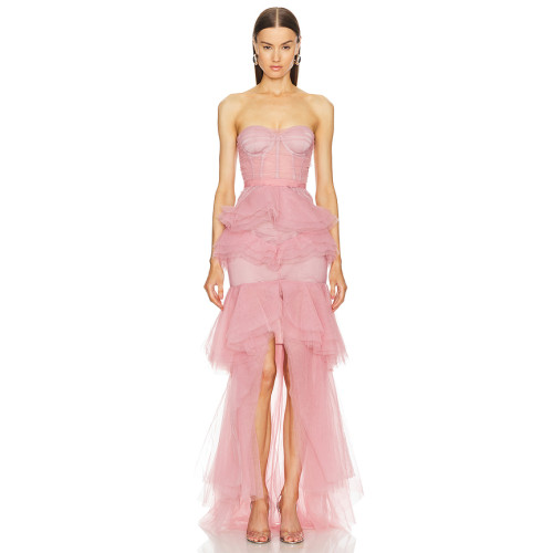 Exquisite Off shoulder Sexy Feminine 2025 New fashion High low Woman's Fashion Dress